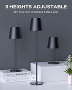 Cordless Rechargeable Led table Lamp