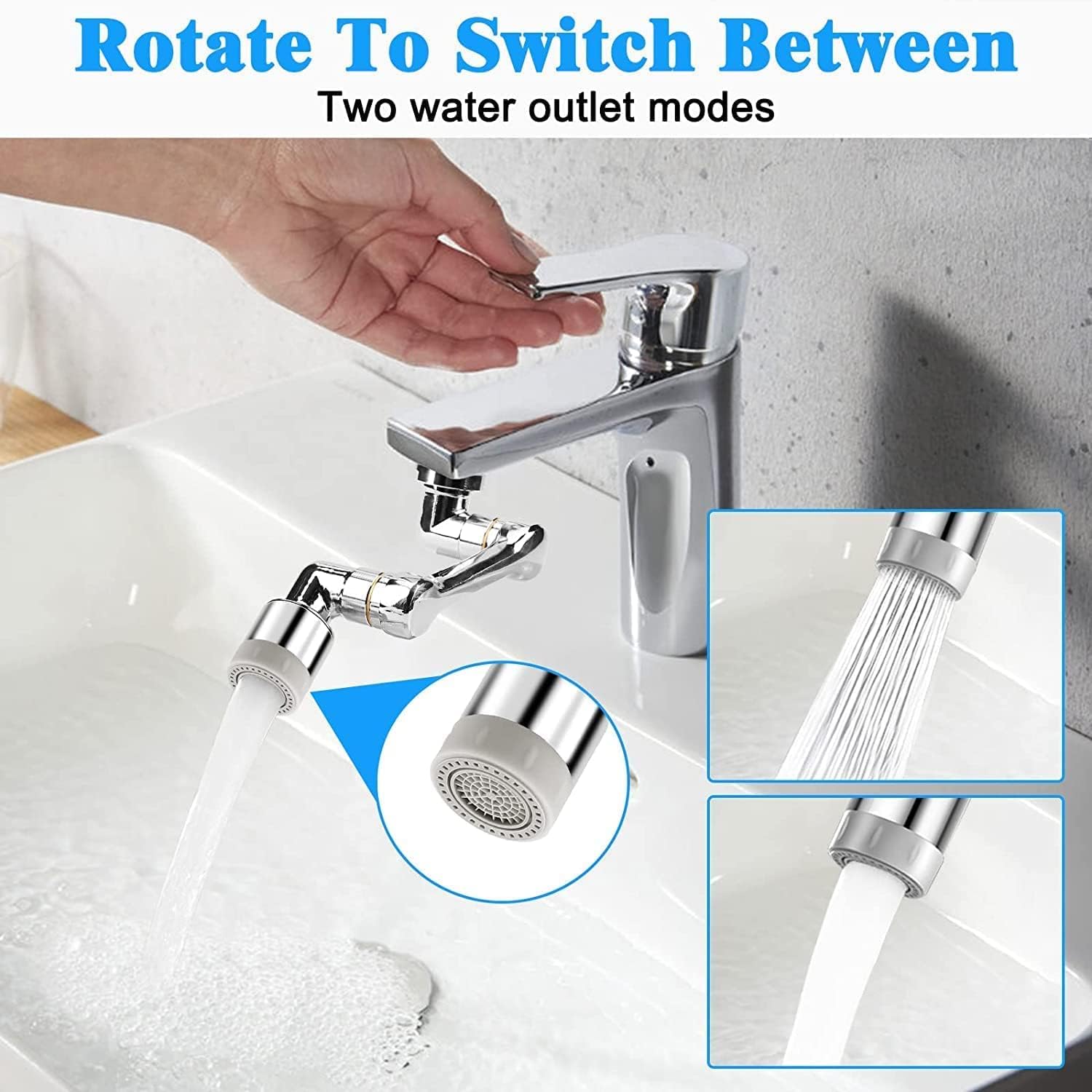 Multiple 1080 Degree Rotating Faucet