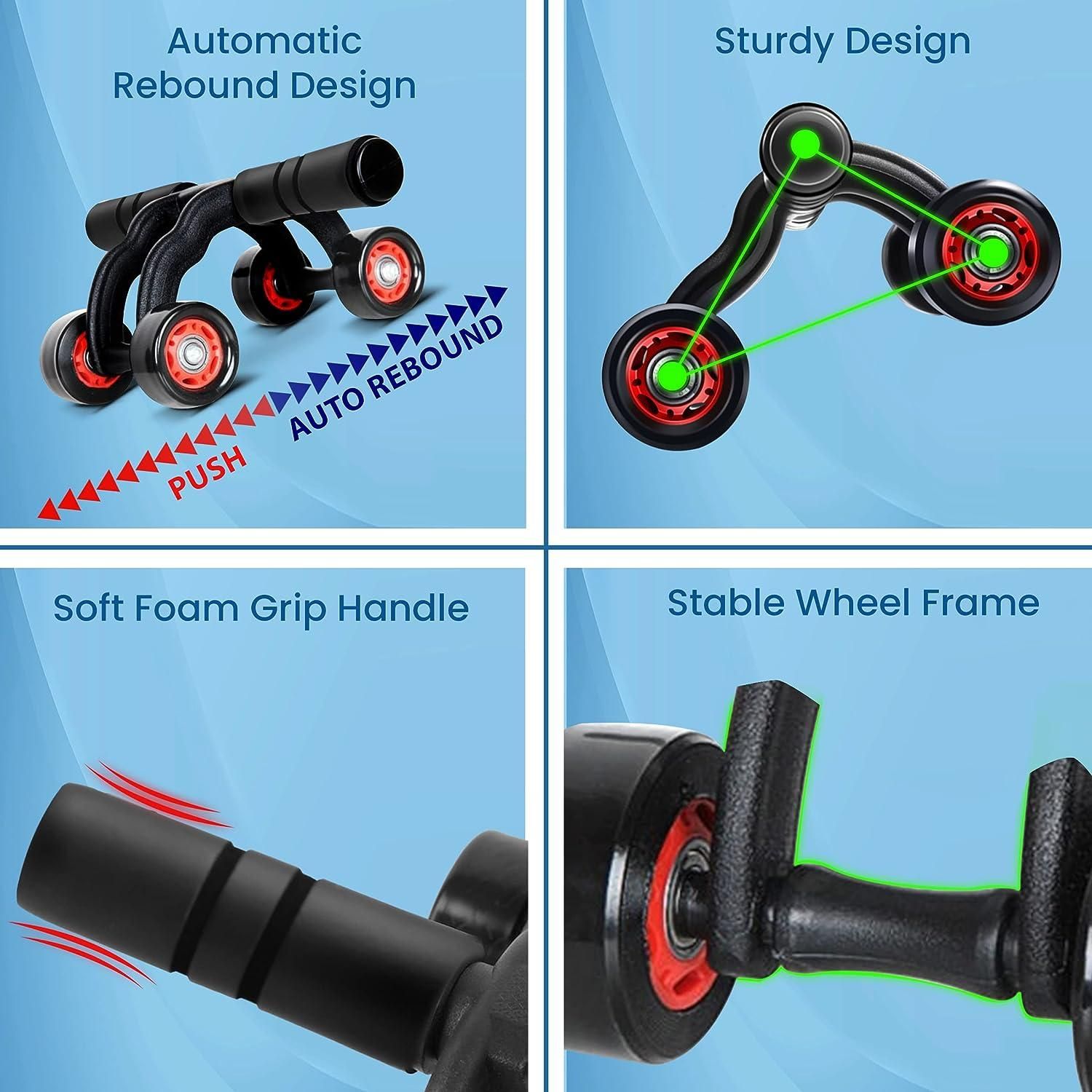 Wheel Abs Roller core Steel Handle With Knee Mat