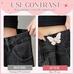 Butterfly Jeans Button Clip