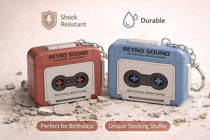 Retro Sound Keychain