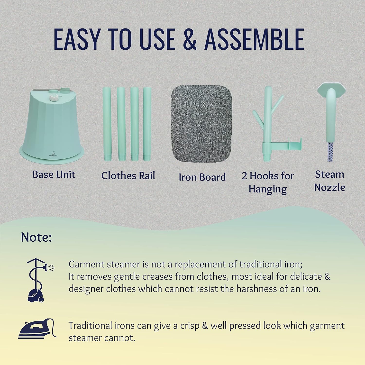 GoodsCity Standing Garment Steamer | GC-131