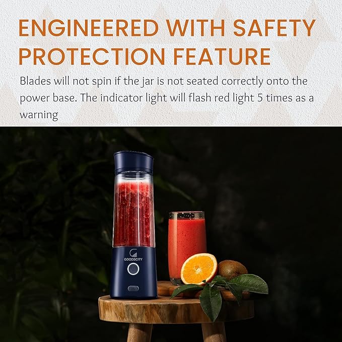 Goodscity Portable Juicer Blender For Smoothie And Juices For Kitchen &Gym - USB rechargeable GC-141