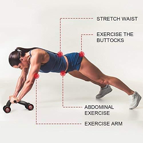 Wheel Abs Roller core Steel Handle With Knee Mat