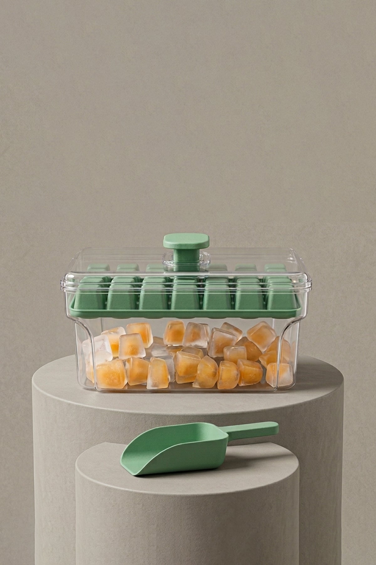 Easy Press Ice Tray Container