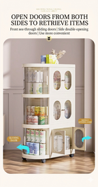 B&G Curved 3 rack premium organizer  foldable wardrobe for bedroom, kitchen, living room