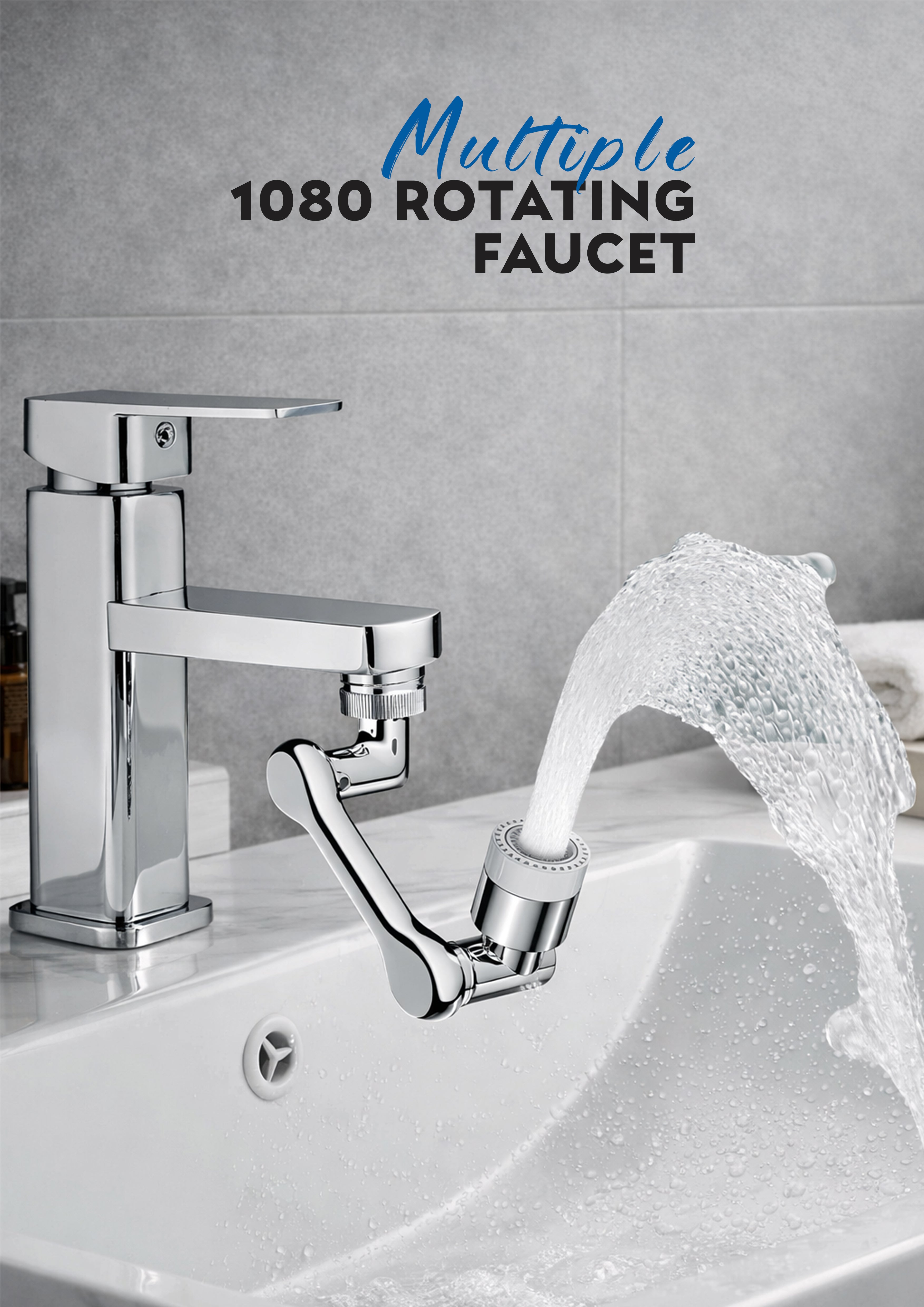 Multiple 1080 Degree Rotating Faucet