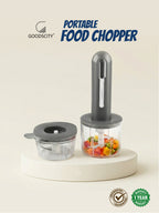 GoodsCity Portable Mini Electric Chopper| Dual Bowls 400ml & 200ml | 1 Year warranty GC-261