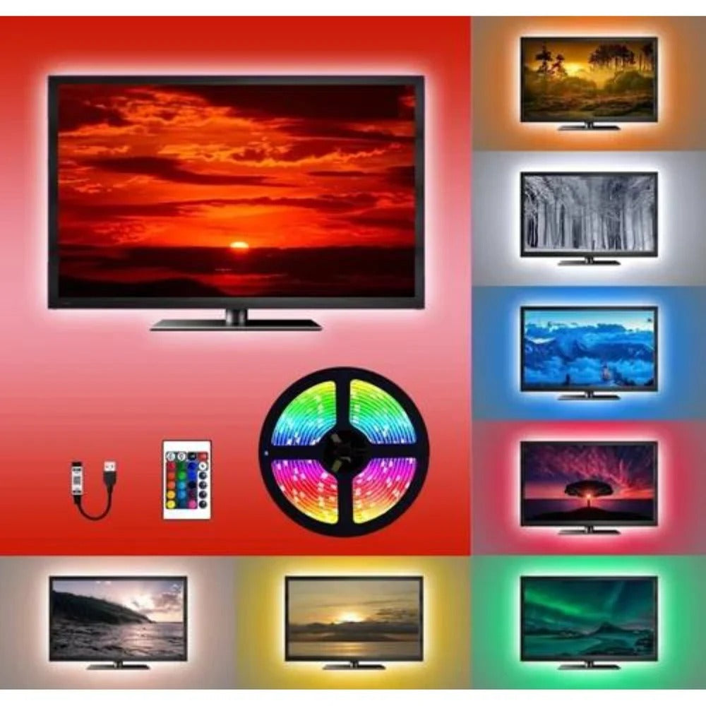 5M RGB LED Strip Light for TV Backlight