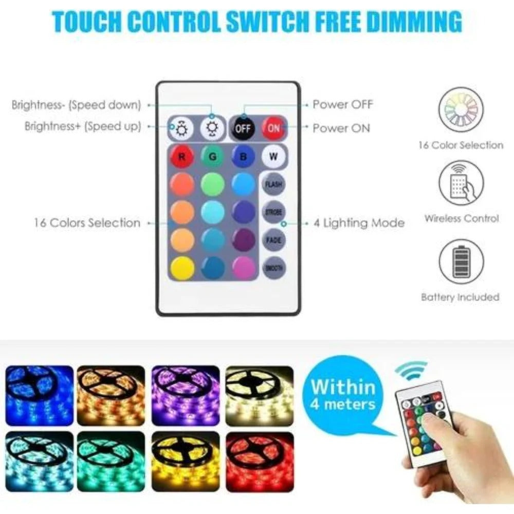 5M RGB LED Strip Light for TV Backlight