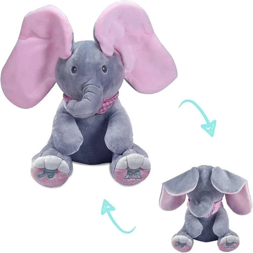 Peek a boo elephant toy