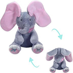 Peek a boo elephant toy