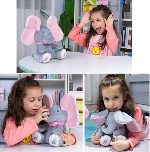 Peek a boo elephant toy