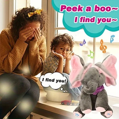 Peek a boo elephant toy