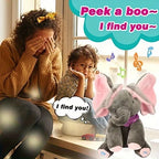 Peek a boo elephant toy