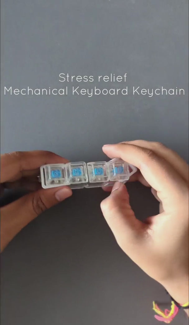 Keyboard Fidget Keychain